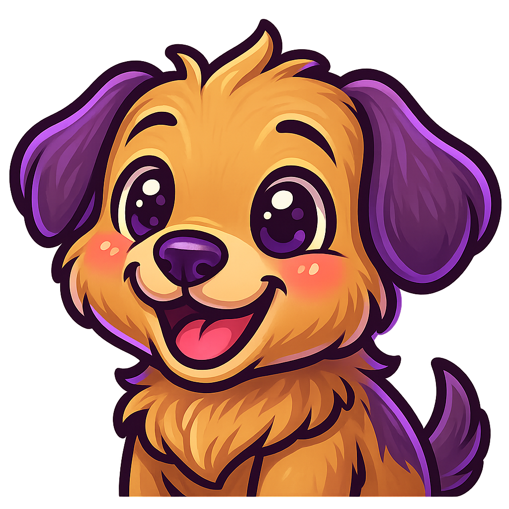 dog emote - happy
