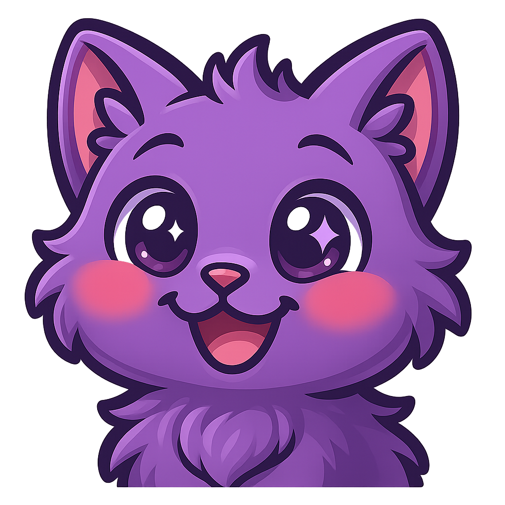 cat emote - happy