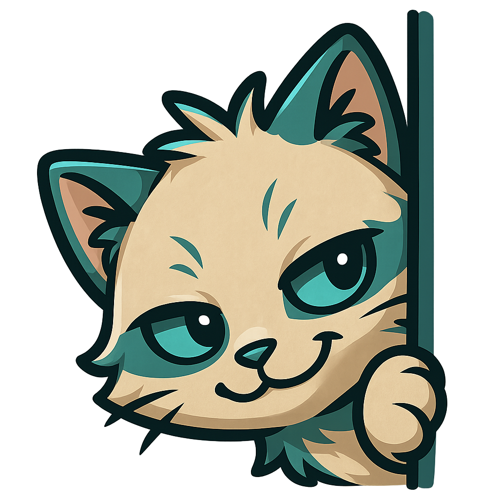 cat emote - lurk