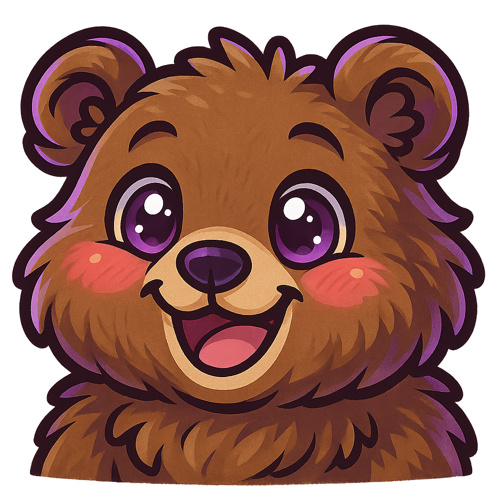 bear emote - happy