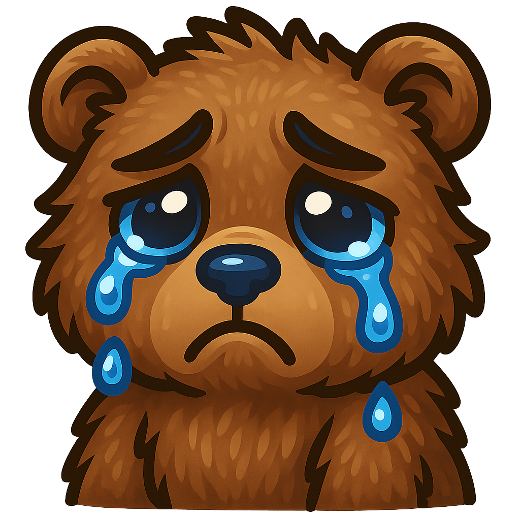 bear emote - sad