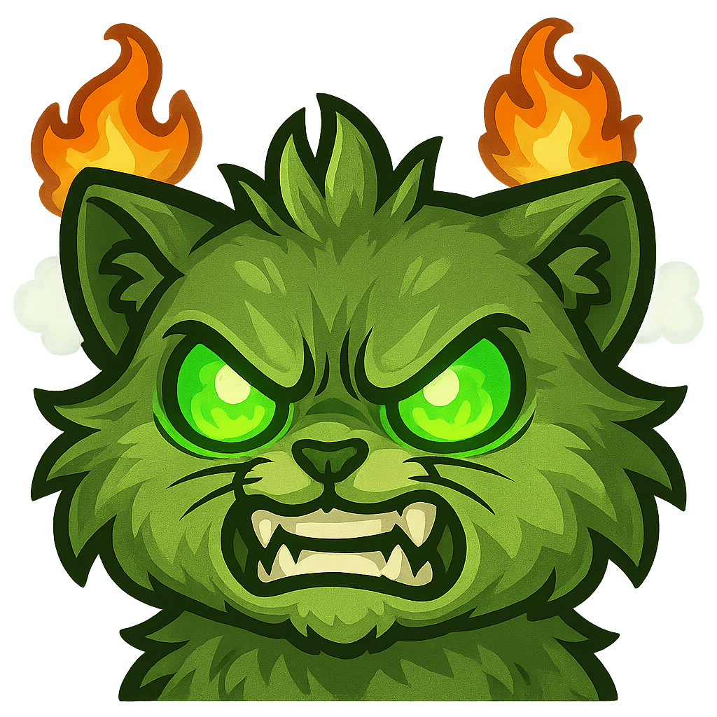 cat emote - rage