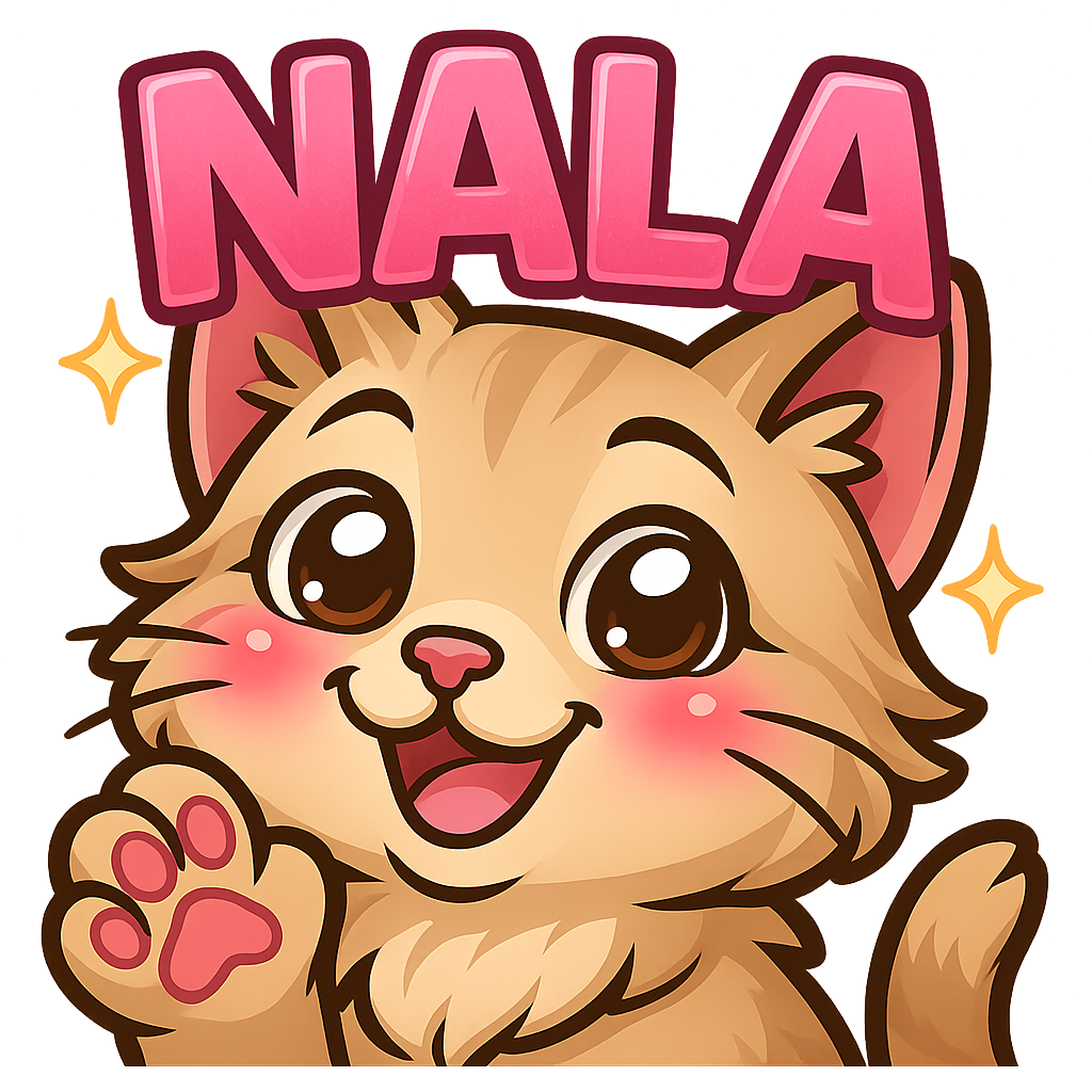 Free cat emote for Twitch - custom design